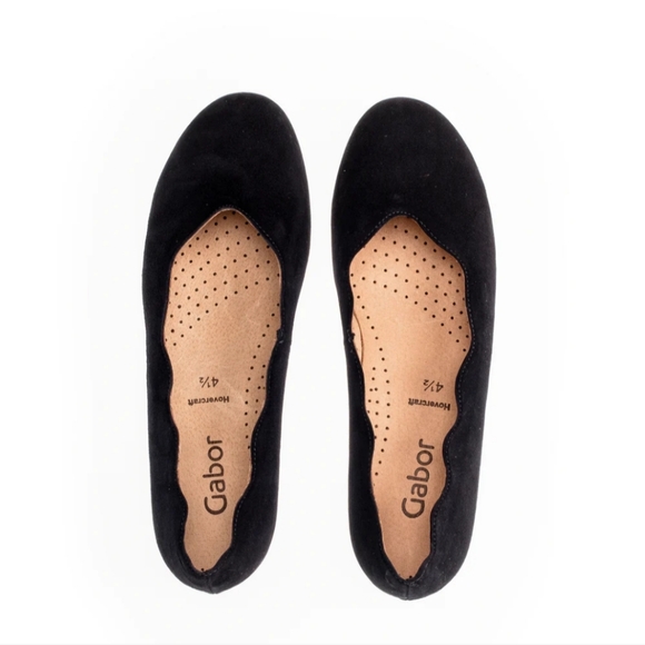 Gabor Shoes - Gabor Scallop Suede Ballet Flat